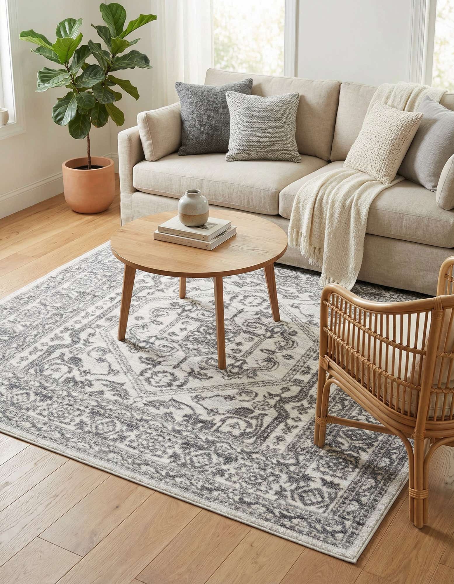 Primary image 5' 3 x 5' 3 Boston Square Rug