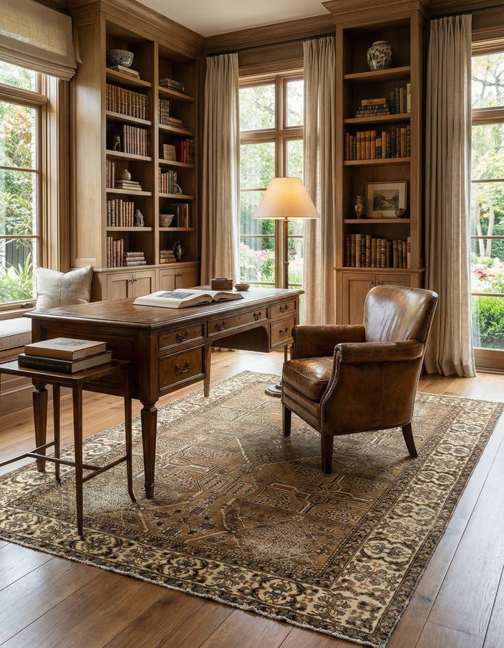 Detail image of 7' 7 x 10' 10 Vintage Rug