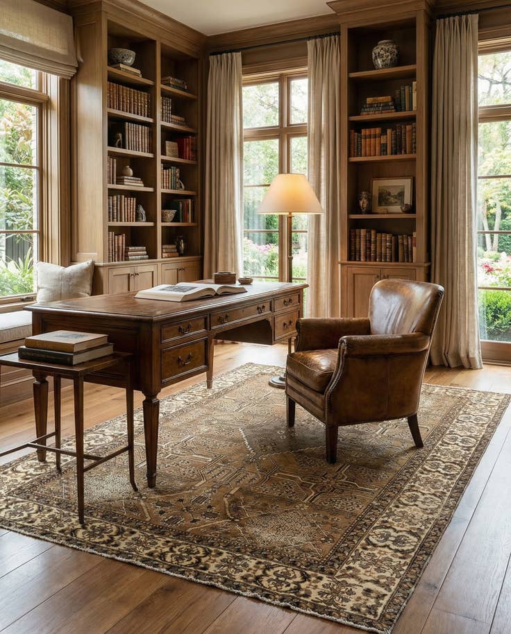 Detail image of 7' 7 x 10' 10 Vintage Rug