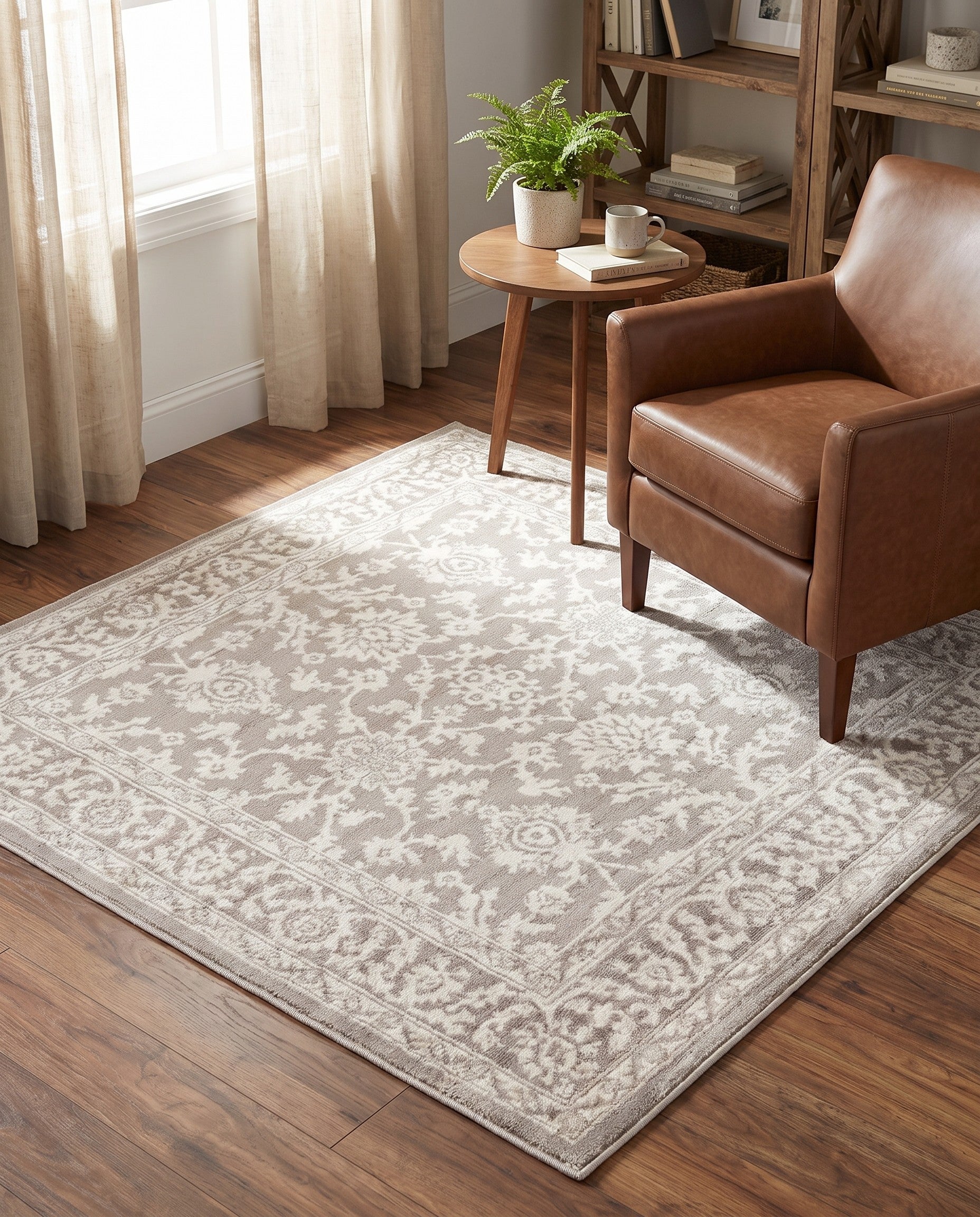 5' 3 x 5' 3 Charlotte Square Rug