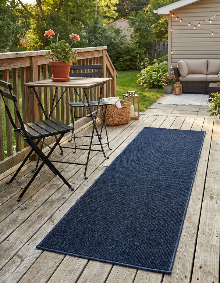 2' x 6' 1 Easy-Clean Solid Indoor / Outdoor ...