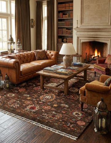 5' 7 x 7' 8 Samarkand Wool Rug