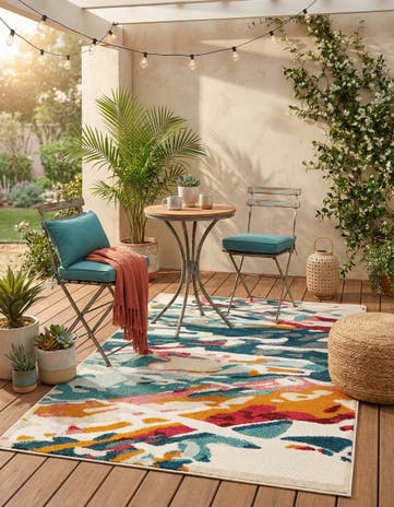 Easy-Clean Casablanca Indoor / Outdoor Rug