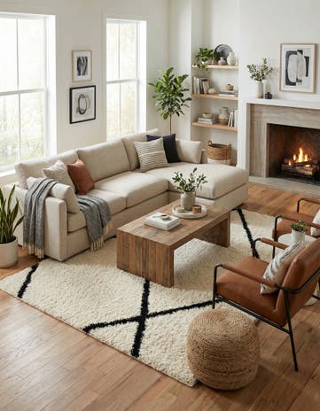 10' x 14' Infinity Shag Rug