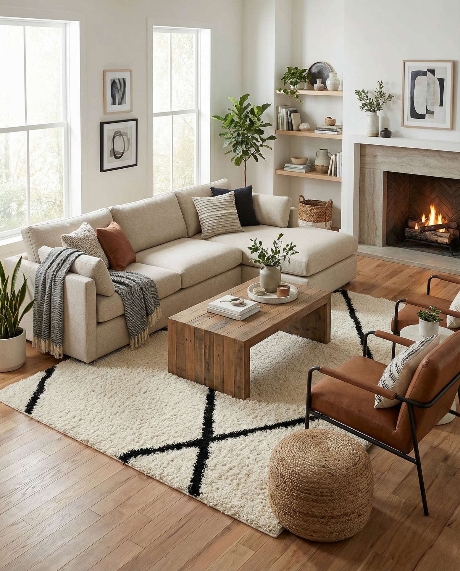 10' x 14' Infinity Shag Rug