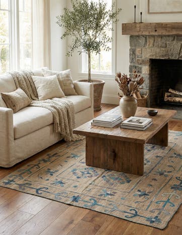 5' 10 x 7' 6 Hand Woven Kilim Modern Wool Rug