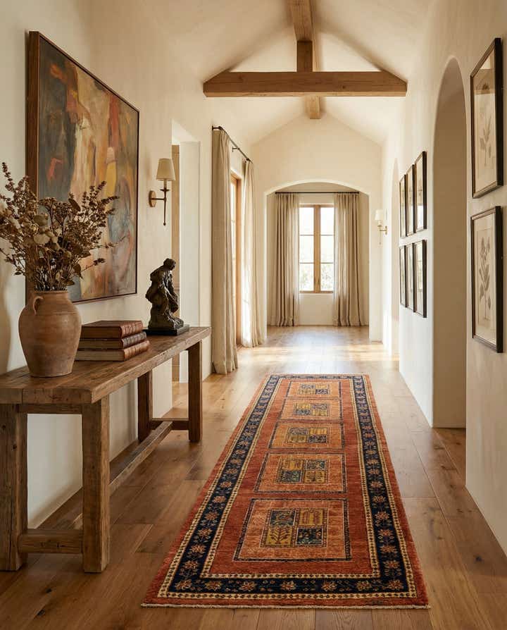 2' 10 x 8' 10 Luribaft Wool Runner Rug