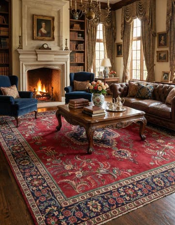 9' 8 x 12' 6 Hand Knotted Tabriz Persian Wool Rug