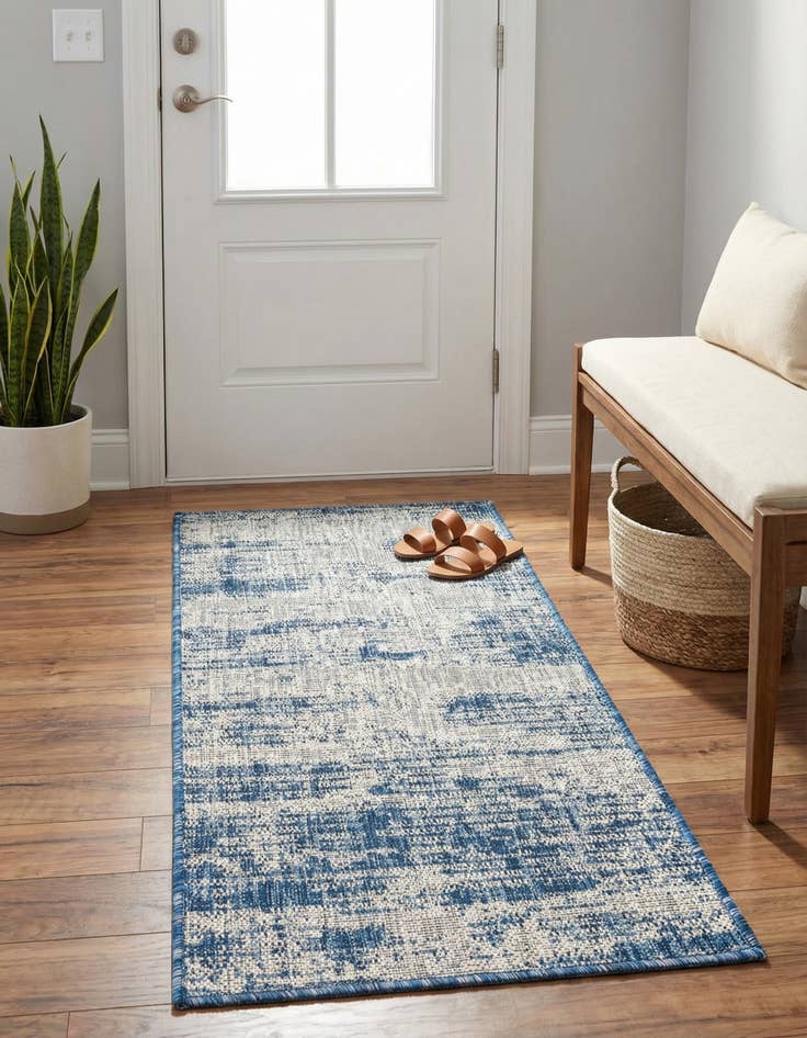 Detail image of  2' x 3'  Washable Modern Indoor / Outdoor Rug