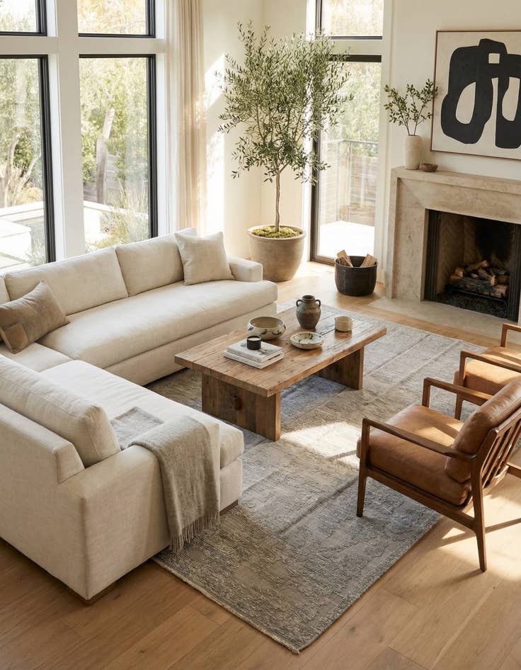 Detail image of 8' 7 x 12' 6 Hand Knotted Moroccan Wool Rug