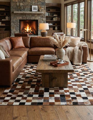5' x 8' Cowhide Rug
