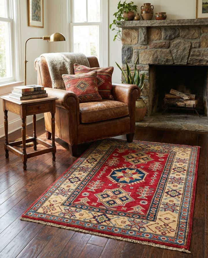 2' 8 x 4' 2 Hand Knotted Kazak Rug