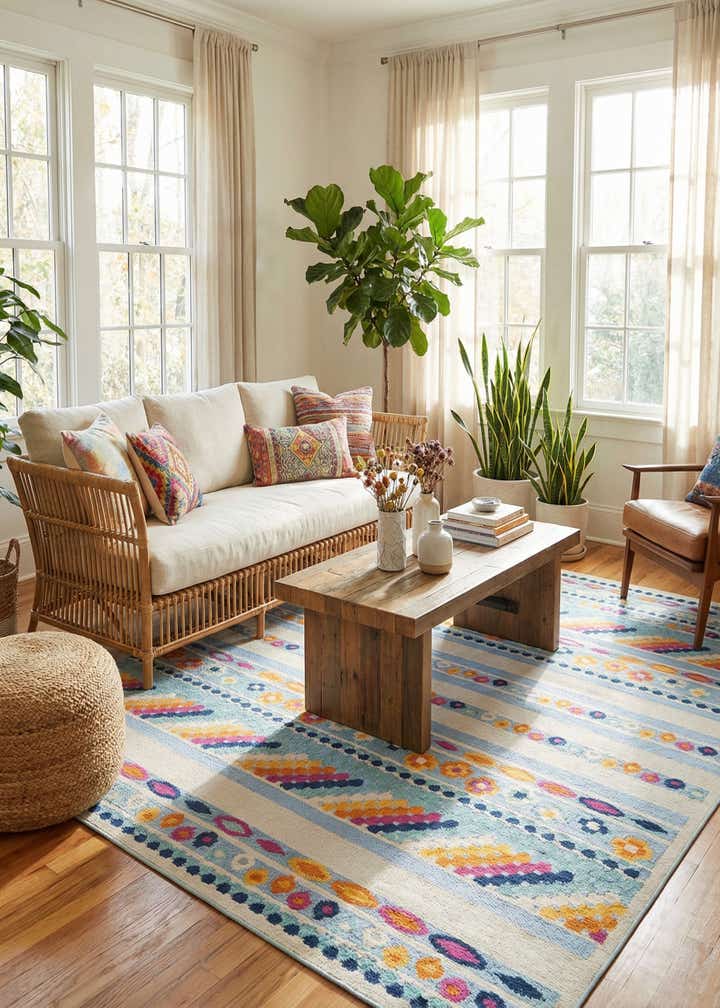 9' x 12' Easy-Clean Aruba Indoor / Outdoor Rug