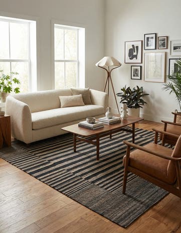 6' x 7' 8 Hand Woven Kilim Modern Wool Rug