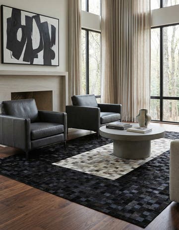 5' x 7' 11 Cowhide - Patchwork Rug