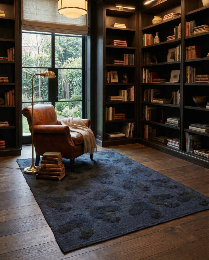 Detail image of 4' 2 x 5' 8 Hand Woven Kilim Suzani Wool Rug