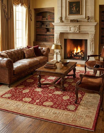 8' 5 x 11' 7 Hand Knotted Ariana Ziegler Rug
