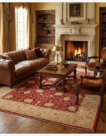 8' 5 x 11' 7 Hand Knotted Ariana Ziegler Rug