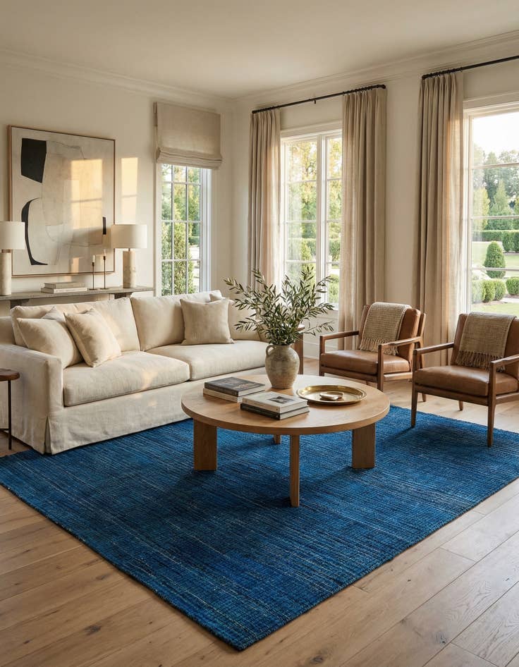 Detail image of 8' x 9' 9  Hand Knotted Darya Wool Rug