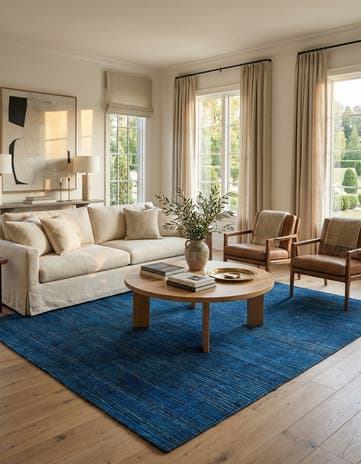 8' x 9' 9 Hand Knotted Darya Wool Rug