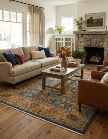 Navy Blue Sara Rug