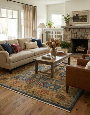 Navy Blue Sara Rug