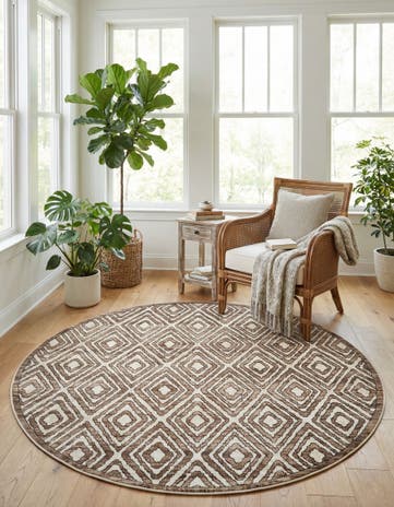 7' 1 x 7' 1 Hermitage Round Rug