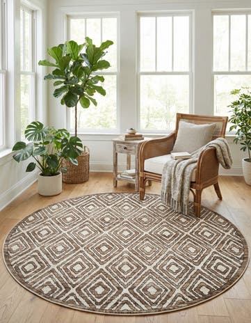 7' 1 x 7' 1 Hermitage Round Rug