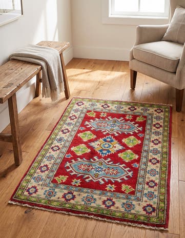 2' 1 x 2' 10 Hand Knotted Kazak Rug