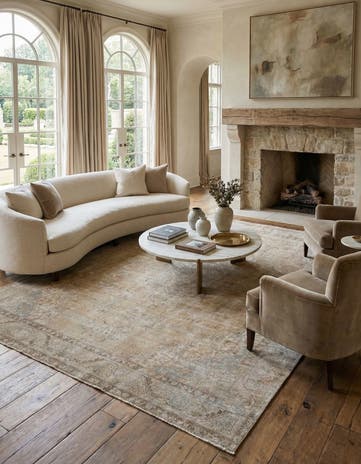 9' 4 x 12' 1 Hand Knotted Ultra Vintage Persian Wool Rug
