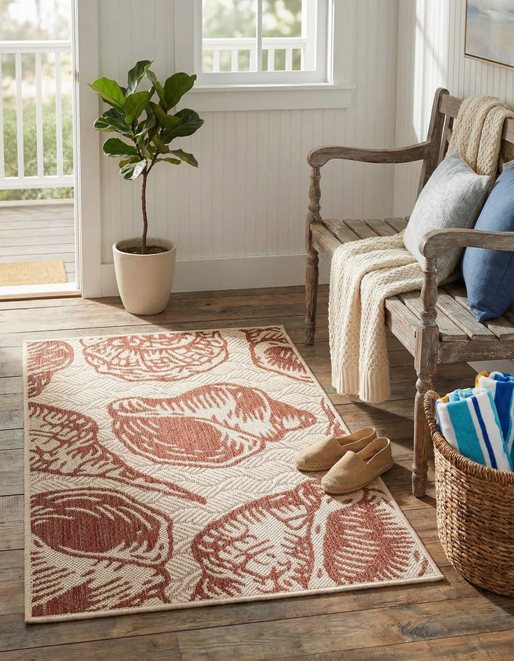 Detail image of  2' x 3'  Washable Coastal Indoor / Outdoor Rug