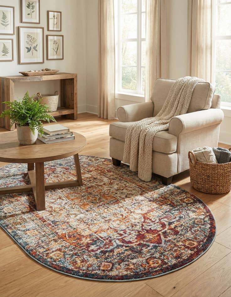 Detail image of  4' x 6' Isabella Oval Rug