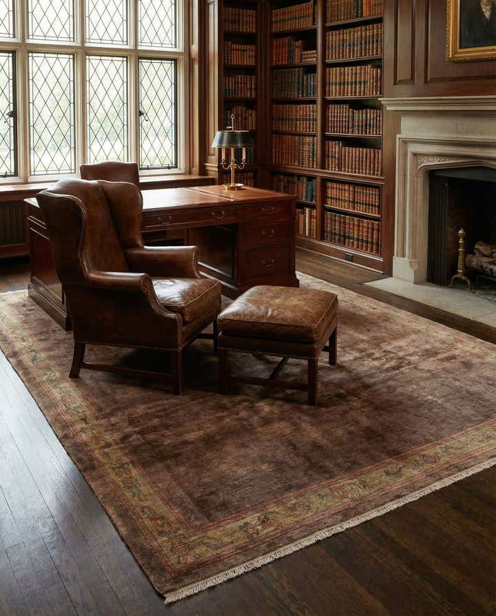 8' x 10' 11 Hand Knotted Tibet Wool Rug