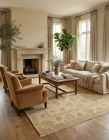 5' 2 x 6' 7 Kaizar Wool Rug