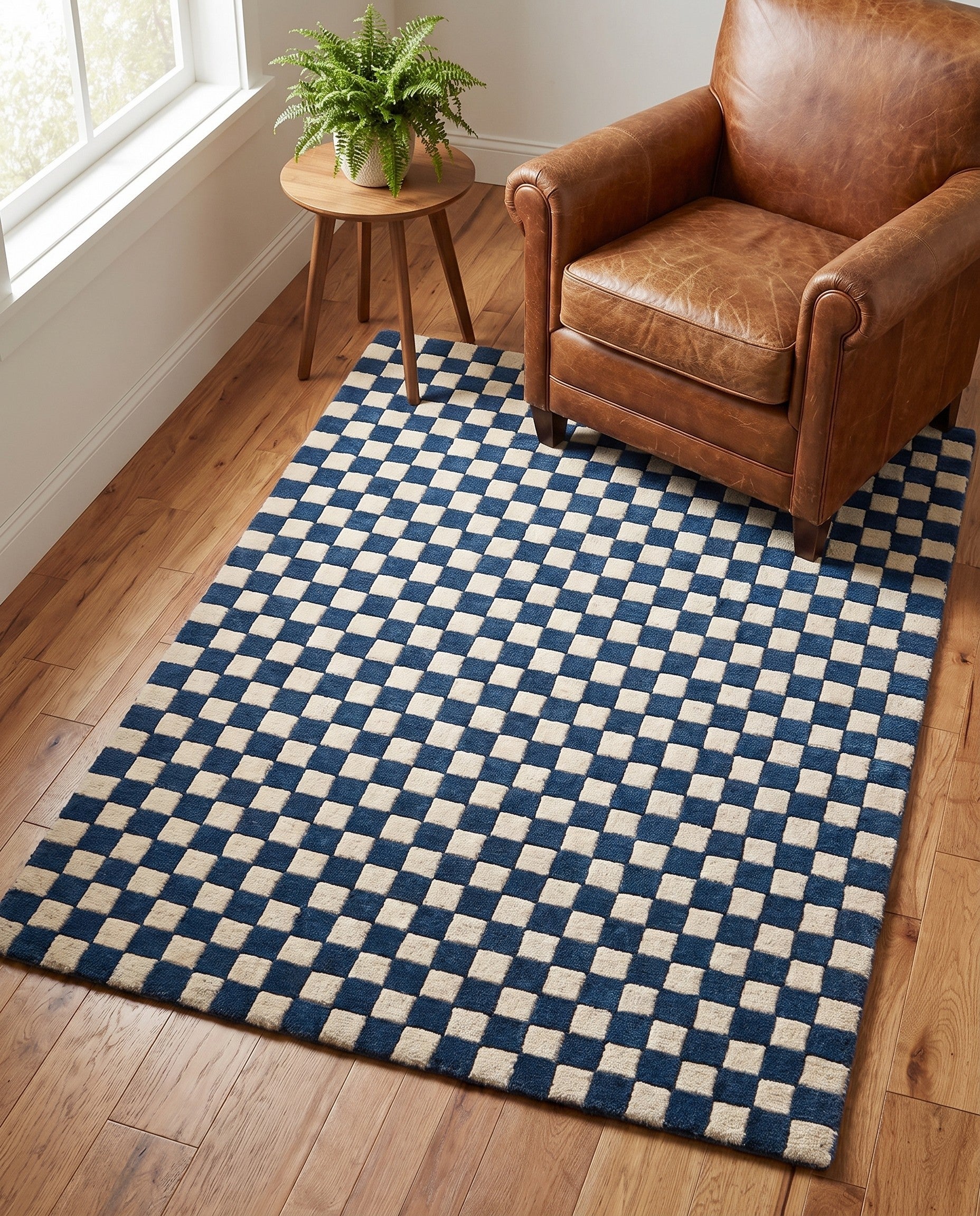 4' 1 x 6' 1 Hand Tufted Wool Rug