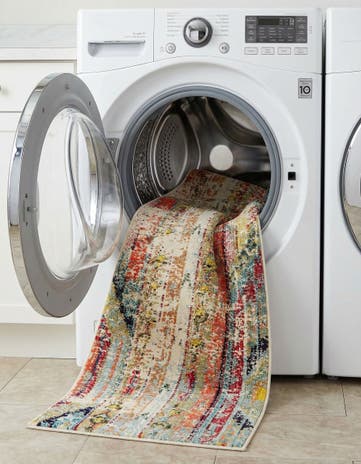 Washable Santa Fe Runner Rug