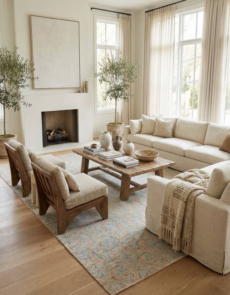 Detail image of 8' 10 x 12' 2  Hand Knotted Moroccan Wool Rug