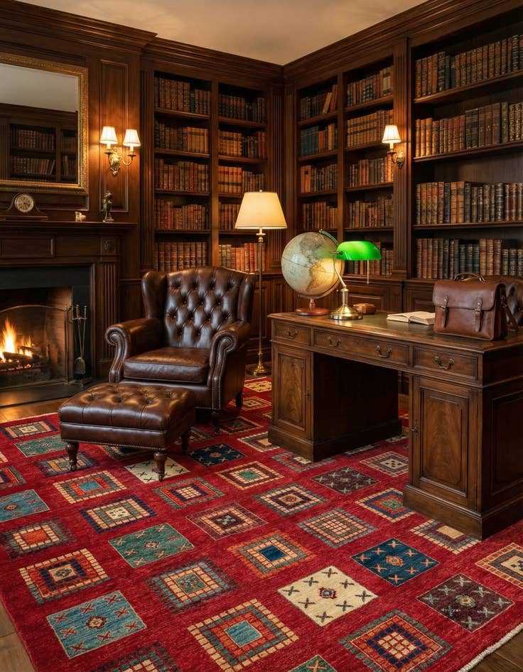 Detail image of 9' 9 x 12' 7  Hand Knotted Ariana Ziegler Oriental Rug