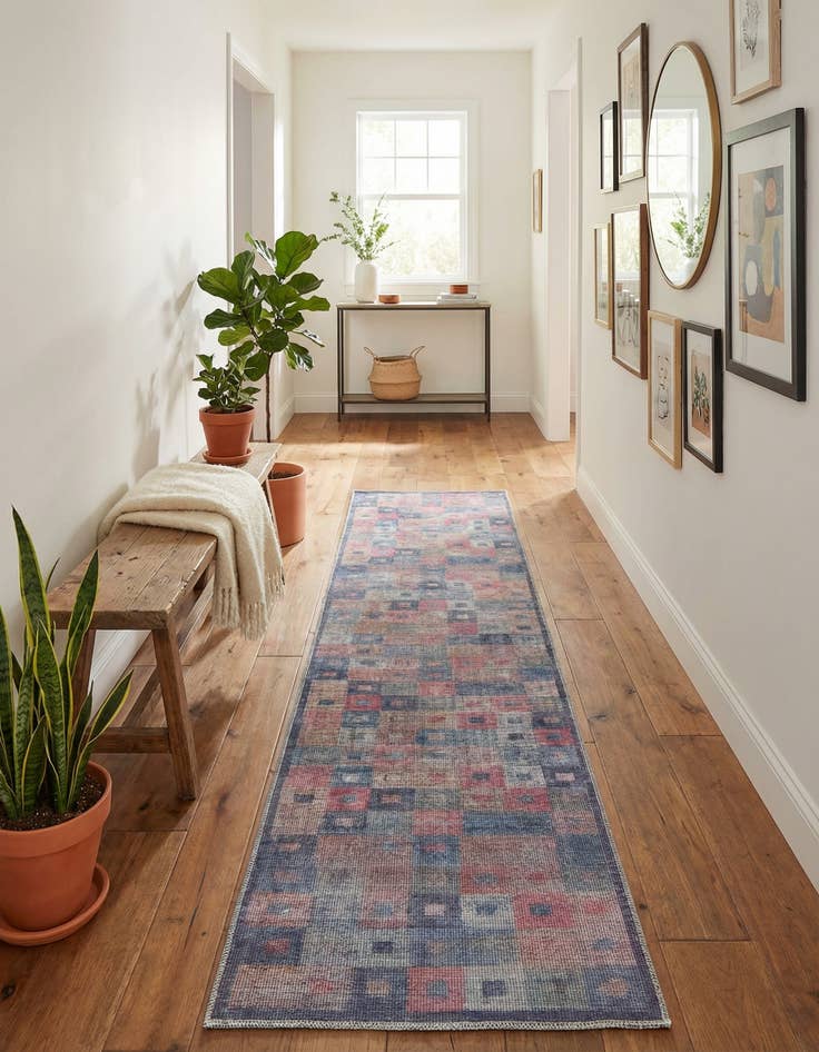 Detail image of 2' 7 x 12'  Washable Sisu Runner Rug