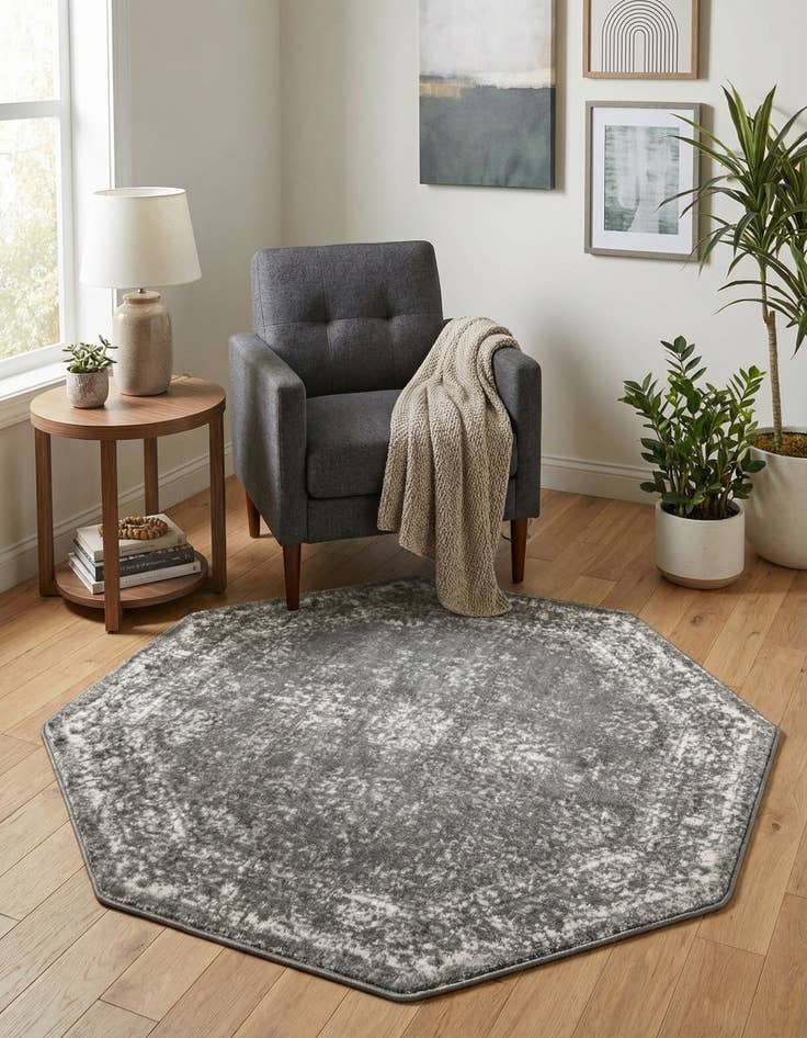 Detail image of  4' x 4' Monte Carlo Octagon Rug