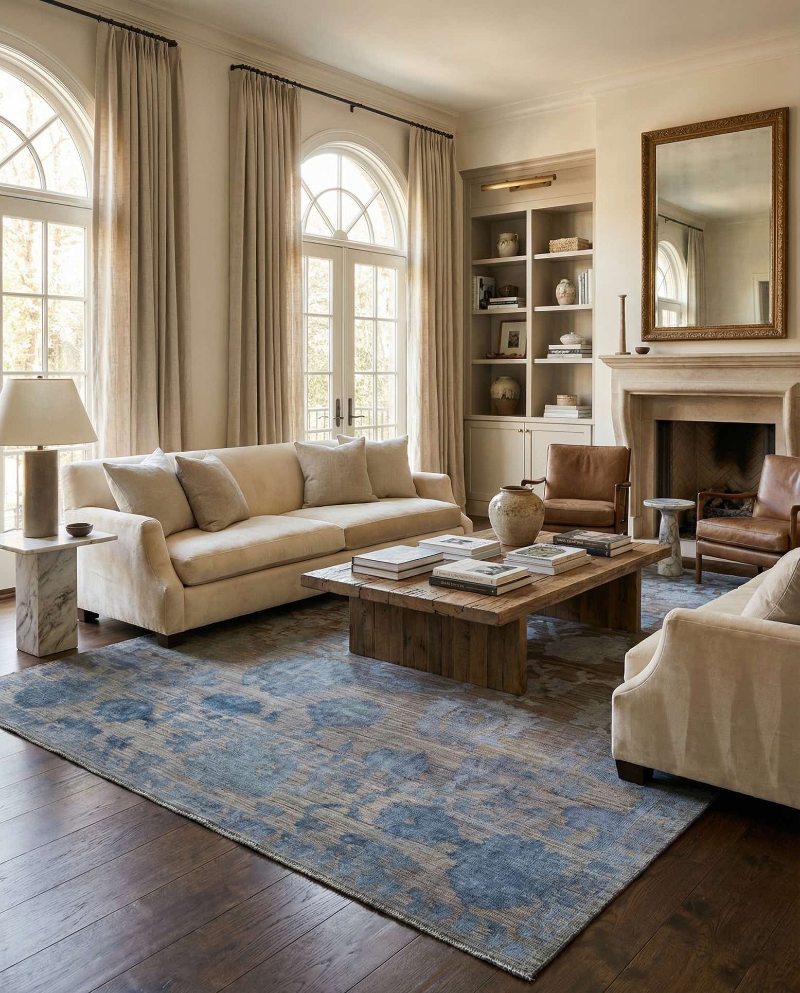 10' 3 x 14' 4 Hand Knotted Oushak Wool Rug