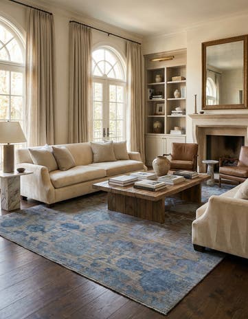 10' 3 x 14' 4 Hand Knotted Oushak Wool Rug