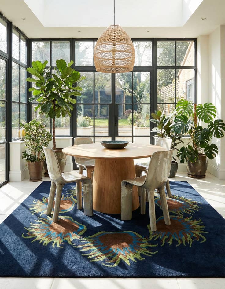 Detail image of 7' 6 x 7' 6 Luna Square Rug