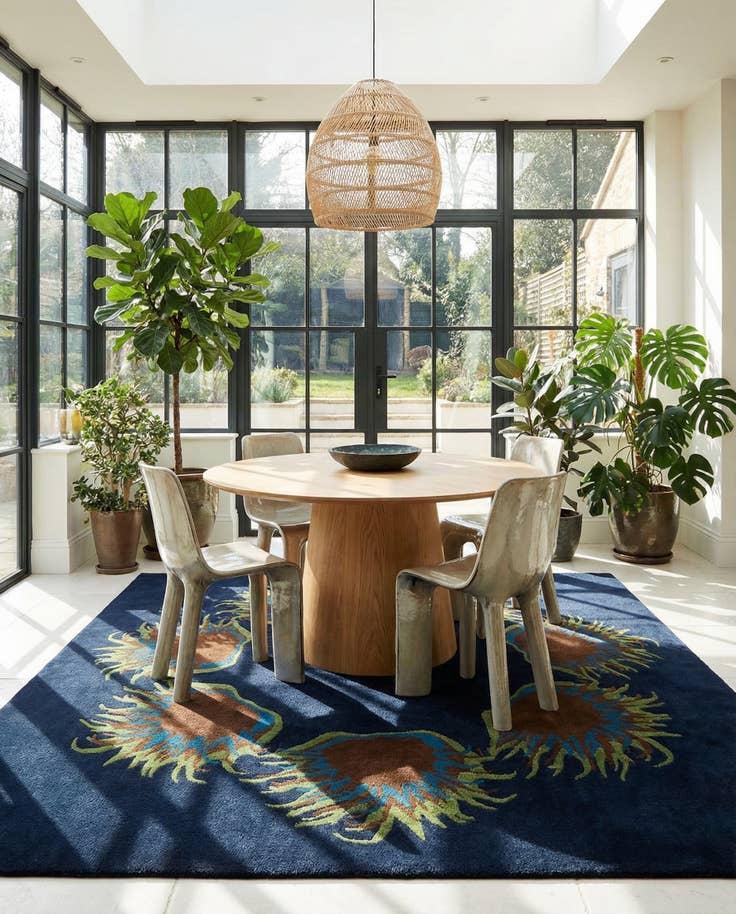 Detail image of 7' 6 x 7' 6 Luna Square Rug