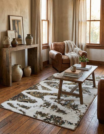 3' 4 x 6' Hand Knotted Ultra Vintage Persian Wool Rug