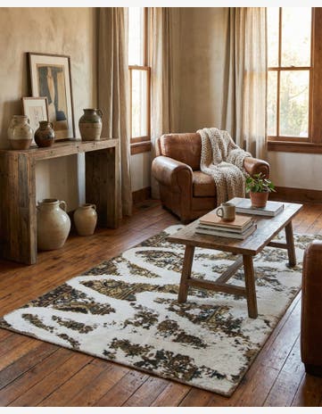 3' 4 x 6' Hand Knotted Ultra Vintage Persian Wool Rug