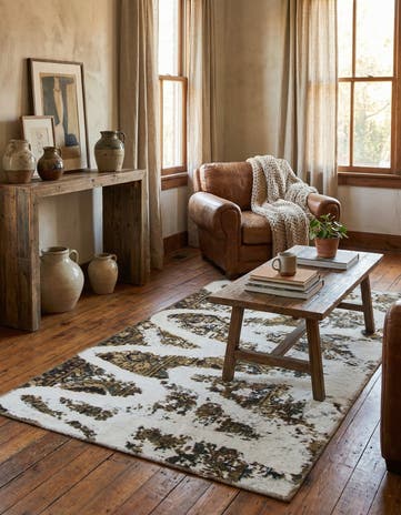3' 4 x 6' Hand Knotted Ultra Vintage Persian Wool Rug