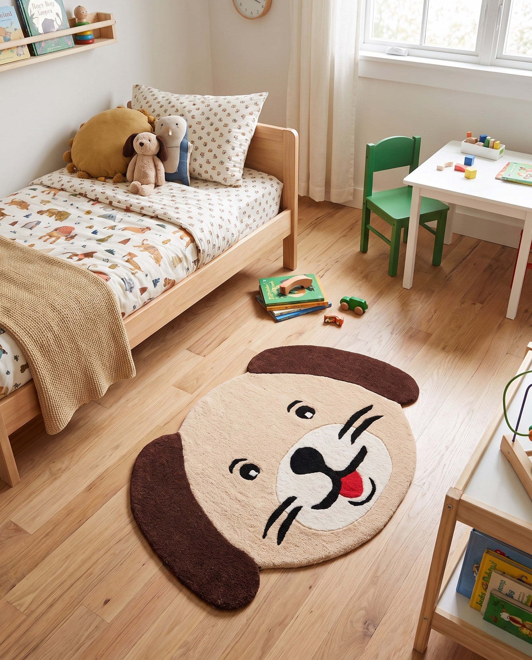 2' x 3' 1 Playtime Kids Wool Freeform Rug