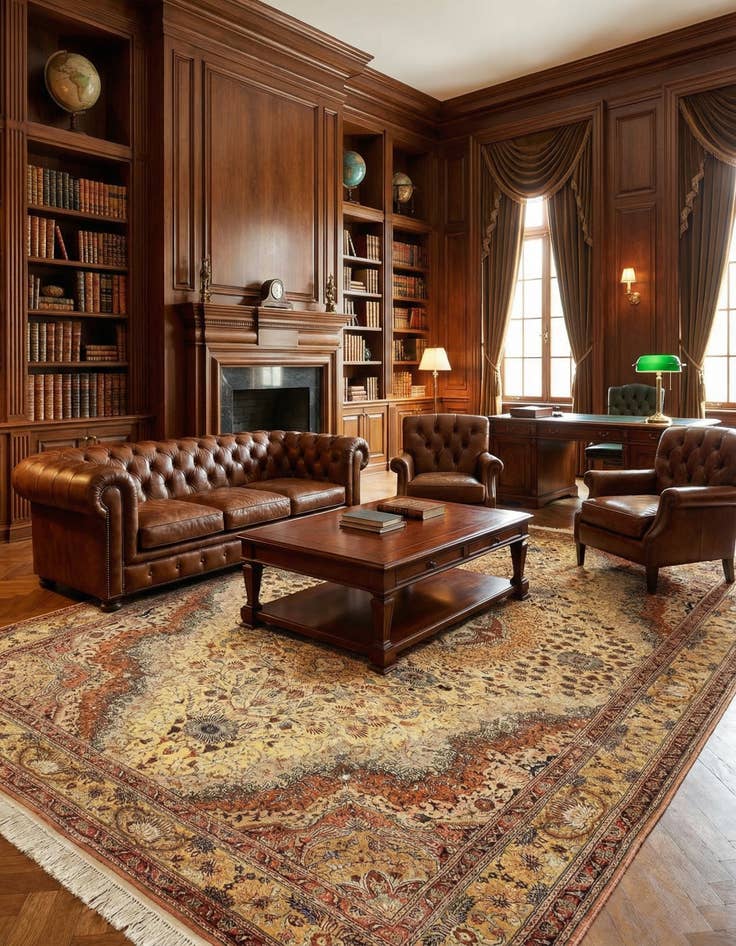 Detail image of 6' 3 x 9' 11 Tabriz Rug