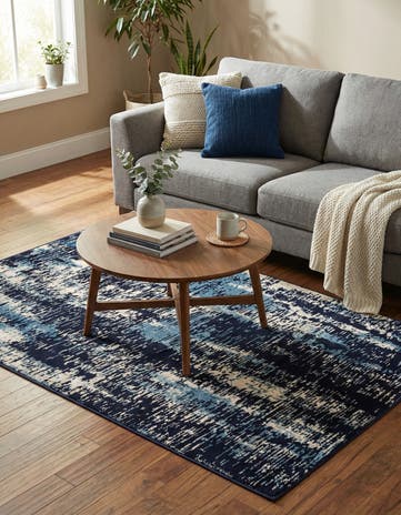 Navy Blue Laguna Rug